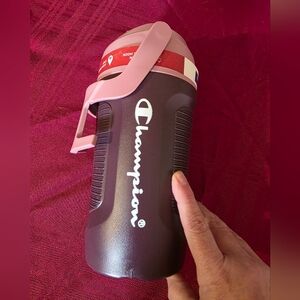 40 Oz Champion Insulated Water Bottle - Pink & Dark Plum